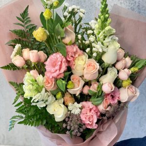 Pastel flower bouquet