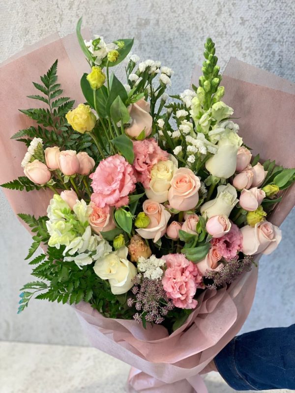 Pastel flower bouquet