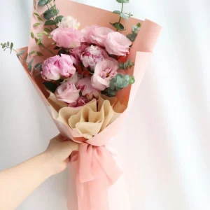 Special peonies bouquet