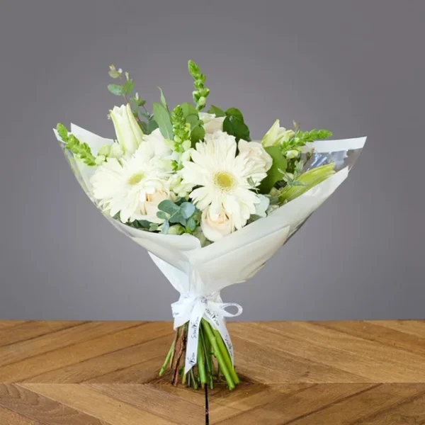 White Wrap Bouquet